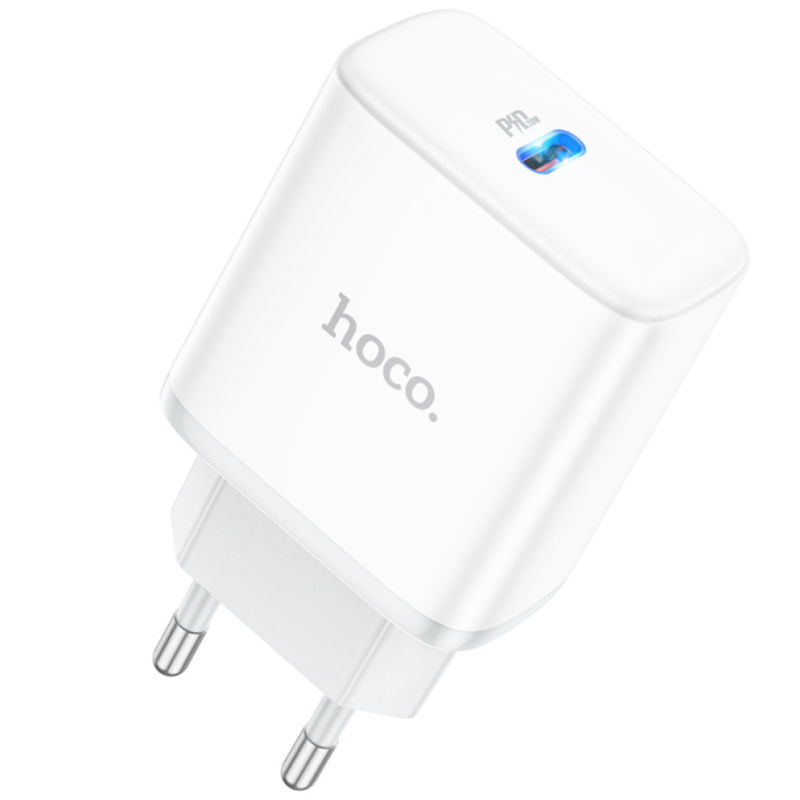 Сетевой адаптер Hoco C104A PD 20W белый