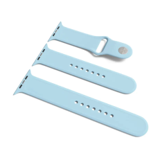 Ремешок Apple Watch silicone (3 in 1, size S-M-L) 42/44/45/49 mm тиффани (tiffany)