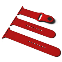 Ремешок Apple Watch silicone (3 in 1, size S-M-L) 42/44/45/49 mm гранатовый (garnet)