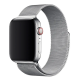 Ремешок Apple Watch металлический Milanese Loop 42/44/45/49 mm серебро (silver)