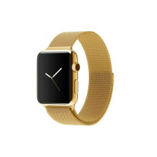 Ремешок Apple Watch металлический Milanese Loop 38/40/41 mm золотой (gold)