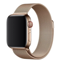 Ремінець Apple Watch металевий Milanese Loop 38/40/41 mm шампанське золото (champagne gold)