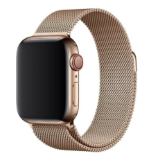 Ремешок Apple Watch металлический Milanese Loop 38/40/41 mm шампанское золото (champagne gold)