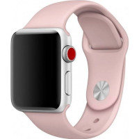 Ремінець Apple Watch silicone 38/40/41 mm пудра (pink sand)