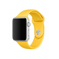 Ремінець Apple Watch silicone 38/40/41 mm жовтий (yellow)