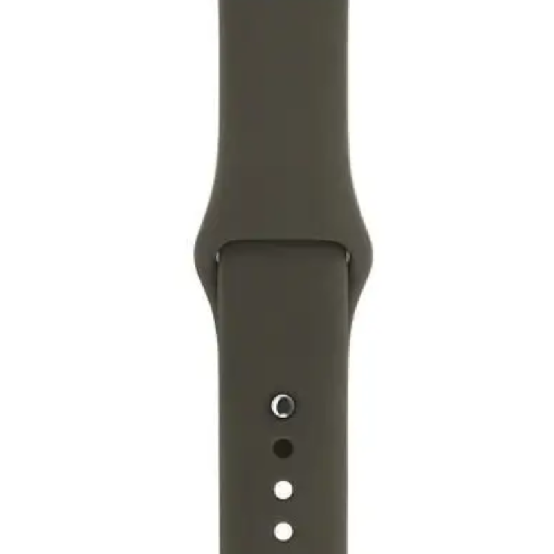 Ремінець Apple Watch silicone 38/40/41 mm темно-оливковий (dark olive)
