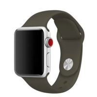 Ремешок Apple Watch silicone 38/40/41 mm темно-оливковый (dark olive)