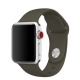 Ремінець Apple Watch silicone 38/40/41 mm темно-оливковий (dark olive)