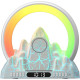 Лампа нічник Sunrise Flame Mountain Speaker Wireless Charging 15W White