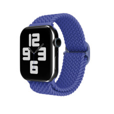 Ремінець Apple Watch тканинний Braided 38/40/41 mm темно-синій (navy blue)