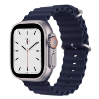 Ремінець Apple Watch Ocean band silicone 38/40/41 mm темно-синій (navy blue)