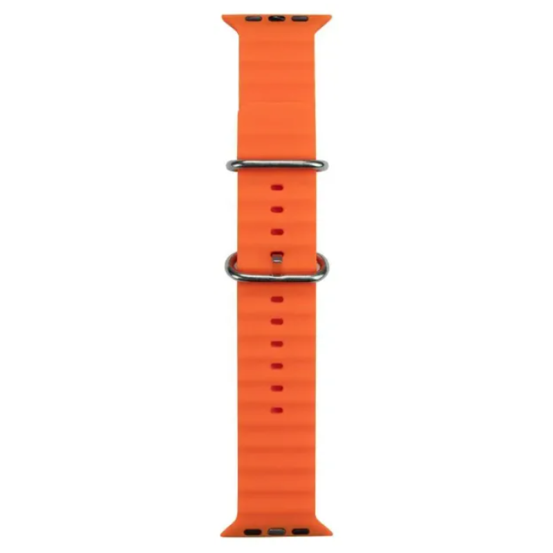 Ремінець Apple Watch Ocean band silicone 38/40/41 mm помаранчевий (orange)