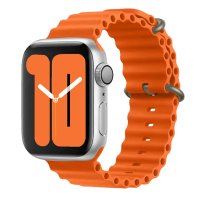 Ремінець Apple Watch Ocean band silicone 38/40/41 mm помаранчевий (orange)