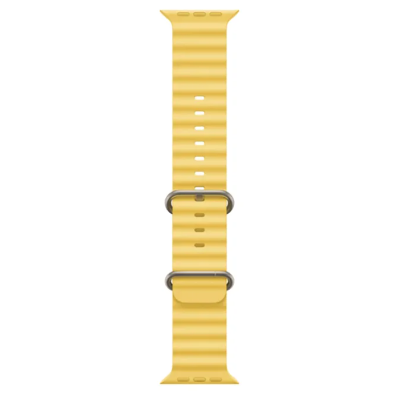 Ремінець Apple Watch Ocean band silicone 38/40/41 mm жовтий (yellow)