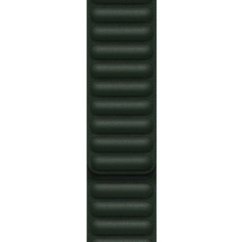 Ремешок Apple Watch Leather Link 38/40/41 mm темно-зеленый (dark green)