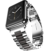 Ремешок Apple Watch Steel Beads 38/40/41 mm серебристо-черный (silver vs black)
