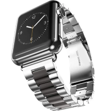 Ремешок Apple Watch Steel Beads 38/40/41 mm серебристо-черный (silver vs black)