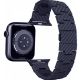 Ремешок Apple Watch Карбоновый Carbone plastic 42/44/45/49 mm темно-синий