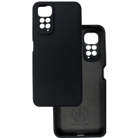 Чохол накладка Silicone Cover Soft Touch ЗК Xiaomi Redmi Note 11 Pro / Note 12 Pro 4G / Poco X4 Pro NFC чорний