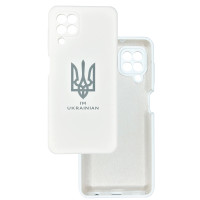 Чохол накладка Silicone Cover Soft Touch Ukraine Samsung A22 / M32 / M22 Герб
