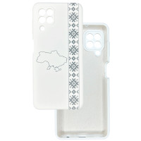 Чохол накладка Silicone Cover Soft Touch Ukraine Samsung A22 / M32 / M22 Вишиванка