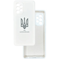 Чохол накладка Silicone Cover Soft Touch Ukraine Samsung A52 Герб