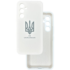Чохол накладка Silicone Cover Soft Touch Ukraine Samsung A54 5g Герб