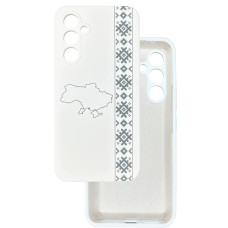 Чохол накладка Silicone Cover Soft Touch Ukraine Samsung A54 5g Вишиванка