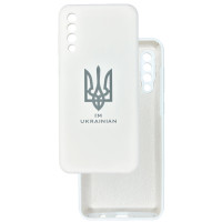 Чохол накладка Silicone Cover Soft Touch Ukraine Samsung A50 / A30s Герб