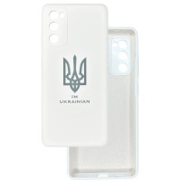 Чохол накладка Silicone Cover Soft Touch Ukraine Samsung S20 FE / S20 lite Герб