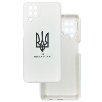 Чохол накладка Silicone Cover Soft Touch Ukraine Samsung A12 / M12 Герб