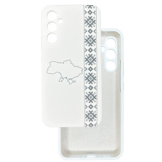 Чохол накладка Silicone Cover Soft Touch Ukraine Samsung A34 Вишиванка