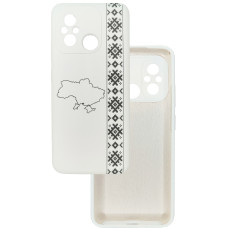 Чехол накладка Silicone Cover Soft Touch Ukraine Xiaomi Redmi 12C / 11A Вышиванка