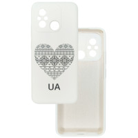 Чохол накладка Silicone Cover Soft Touch Ukraine Xiaomi Redmi 12C / 11A Серце