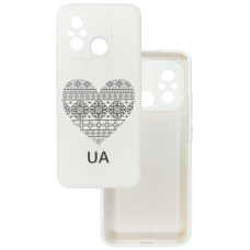 Чехол накладка Silicone Cover Soft Touch Ukraine Xiaomi Redmi 12C / 11A Сердце