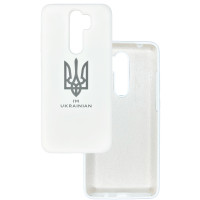 Чехол накладка Silicone Cover Soft Touch Ukraine Xiaomi Redmi Note 8 Pro Герб