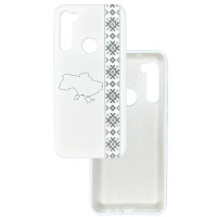 Чехол накладка Silicone Cover Soft Touch Ukraine Xiaomi Redmi Note 8T Вышиванка