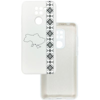 Чехол накладка Silicone Cover Soft Touch Ukraine Xiaomi Redmi Note 9 Вышиванка
