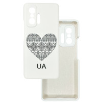 Чохол накладка Silicone Cover Soft Touch Ukraine Xiaomi 11T / 11T Pro Серце