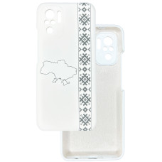 Чехол накладка Silicone Cover Soft Touch Ukraine Xiaomi Redmi Note 10 4G / 10s / Poco M5s Вышиванка