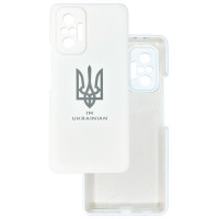 Чохол накладка Silicone Cover Soft Touch Ukraine Xiaomi Redmi Note 10 Pro / Max Герб