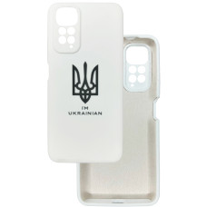 Чехол накладка Silicone Cover Soft Touch Ukraine Xiaomi Redmi Note 11 / Note 11s 4G Герб