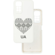 Чехол накладка Silicone Cover Soft Touch Ukraine Xiaomi Redmi Note 11 / Note 11s 4G Сердце
