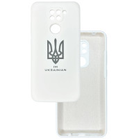 Чехол накладка Silicone Cover Soft Touch Ukraine Xiaomi Redmi Note 9 Герб