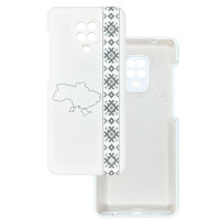 Чехол накладка Silicone Cover Soft Touch Ukraine Xiaomi Redmi Note 9s/Pro/Max Вышиванка