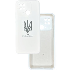Чехол накладка Silicone Cover Soft Touch Ukraine Xiaomi Redmi 10С Герб