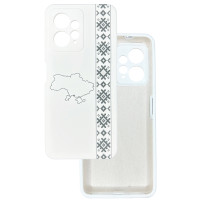 Чехол накладка Silicone Cover Soft Touch Ukraine Xiaomi Redmi Note 12 4G Вышиванка
