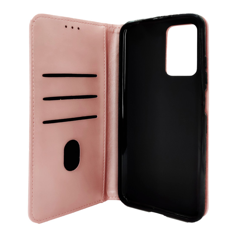 Чехол книжка Business leather Xiaomi Redmi 10 розовый