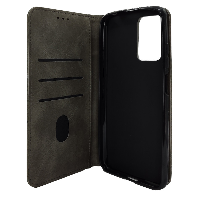 Чехол книжка Business leather Xiaomi Redmi 10 серый