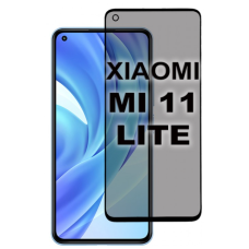 Защитное стекло Xiaomi Mi 11 Lite Антишпион Premium